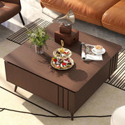 Kylie Modern Lift Top Square Coffee Table with Storage