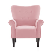Gene Wingback Tufted Upholstered Armchair