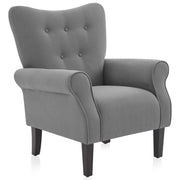Gene Wingback Tufted Upholstered Armchair