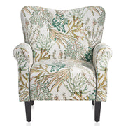 Gene Wingback Tufted Upholstered Armchair