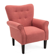 Gene Wingback Tufted Upholstered Armchair