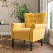 Gene Wingback Tufted Upholstered Armchair