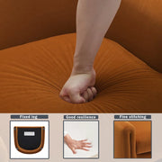  Modern-Style Upholstered Barrel Accent Chair