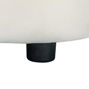 Clara Modern Curved 3-Seater Sofa with Rolled Arms, Velvet Upholstery, and Accent Pillows – Beige