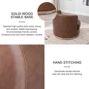 The Felix Swivel Barrel Genuine Leather Chair