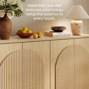 Olinda 55'' Curved Three-Dimensional Texture Sideboard