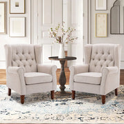 Angelo tufted button Upholstered Accent Chair 