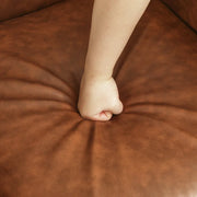 Faux Leather Upholstered Single Wing Back Chair