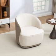 Domonic Velvet Upholstered Swivel Barrel Chair
